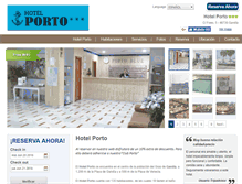 Tablet Screenshot of hotelporto.com